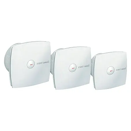 Cata  Ventilador de pared de baño X-MART 12 MATIC