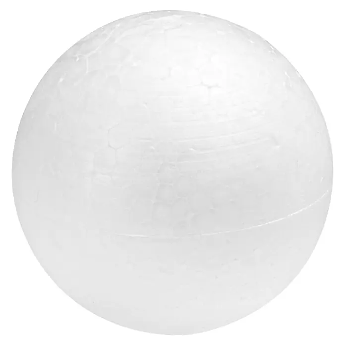 Polystyrolkugel - Weiß, Durchmesser: 5 cm, 1 Stk. - Styroporkugel, weiß, zur kreativen Gestaltung und Dekoration. Vielseitig einsetzbar für Bastelarbeiten und Modellbau.\n
