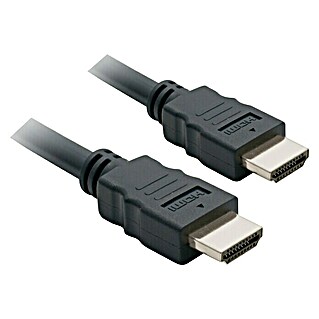 Metronic Cable HDMI High Speed (1,5 m, Apantallado, Contactos con chapado dorado, Hasta 2,25 Gbit/s)