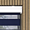 Doppelrollo mit Kassette (B x H: 70 x 175 cm, Blau) | BAUHAUS