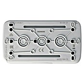 Siemens Delta IP54 Schalterkombination SIE028677 (2-fach, Grau, Aufputz, IP54) | BAUHAUS