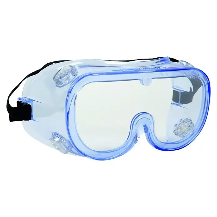 OX-ON Schutzbrille Goggles ComfortTransparent / Blau, Kopfband