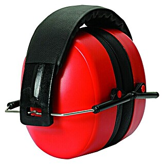 OX-ON Kapselgehörschutz Handy Folding Earmuffs Basic (Schwarz/Rot, 25,4 dB)