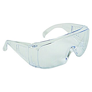 OX-ON Schutzbrille Visitor Basic Clear (Transparent, Passend für: Brillenträger)