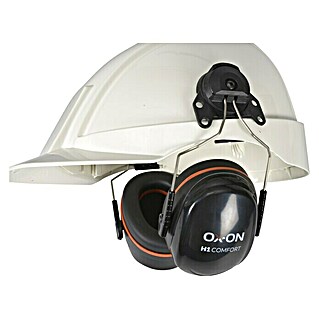 OX-ON Kapselgehörschutz Earmuffs H1 Comfort (Schutzhelme, Schwarz, 28 dB)