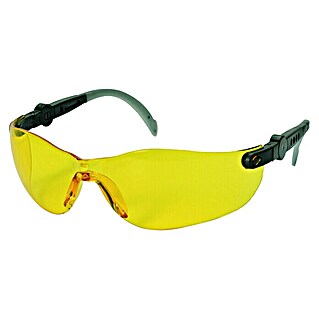 OX-ON Schutzbrille Space Comfort Yellow (Schwarz / Gelb, Verstellbare Bügel)