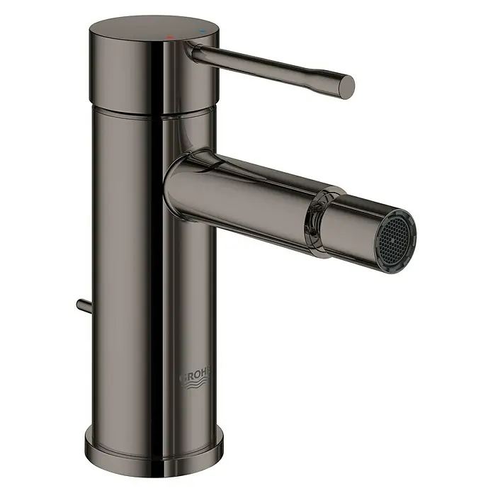 Grohe Essence New Bidetarmatur - Hard Graphite, Glänzend - Elegante Grohe Waschtischarmatur in gebürstetem Graphit. Die Einhandmischer-Armatur besticht durch ihr modernes Design und hochwertige Verarbeitung.