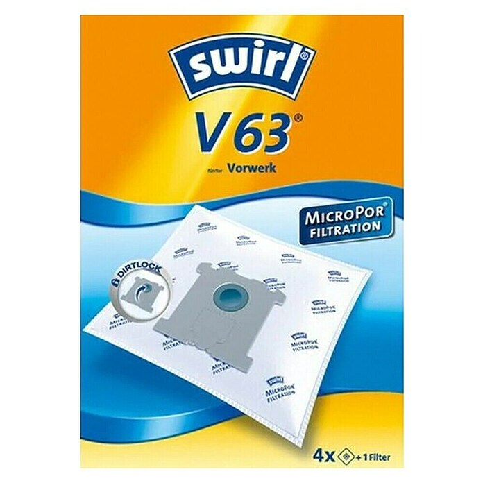Swirl Vrećica za usisivač V 63  (4 Kom.) | BAUHAUS