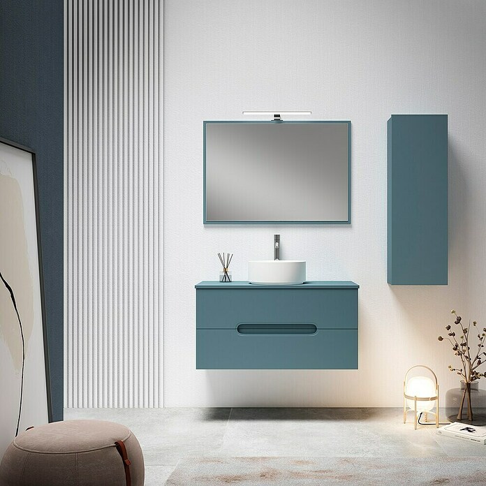 Mueble de lavabo Eoin (L x An x Al: 45 x 80 x 50 cm, Azul) | BAUHAUS