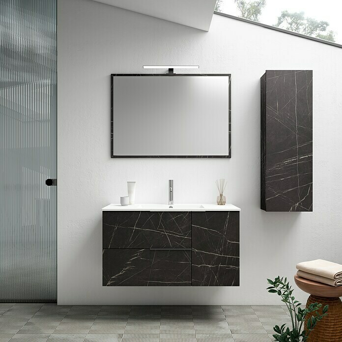 Toallero de pie para baño, moderno toallero de metal negro de 2 niveles,  para baño, dormitorio, lavandería, organizador de almacenamiento de piscina