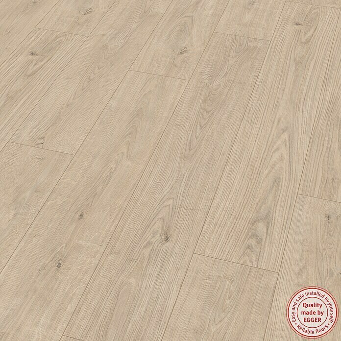 Egger Home Laminat 7/31 Classic Berdal Eiche Hell (1.292 x 193 x 7 mm, Landhausdiele, Berdal Eiche Hell) | BAUHAUS