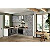 Marinelli Cucine Vormontierte Winkelküche Cassiopea (B x T: 270 x 165 cm, Hellgrau, Mit Elektrogeräten, Spüle links) | BAUHAUS