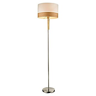 Globo Lámpara de pie Chipsy (60 W, E27, Ø x Al: 40 x 170 cm, Níquel, Beige)