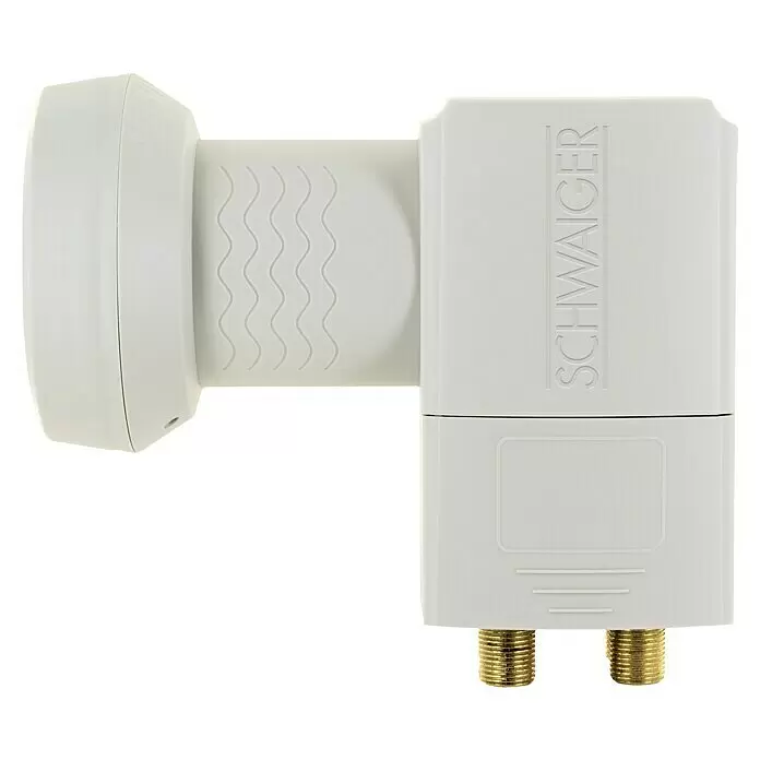Schwaiger Universal-Quattro-LNB SUN PROTECT40 mm, Hellgrau