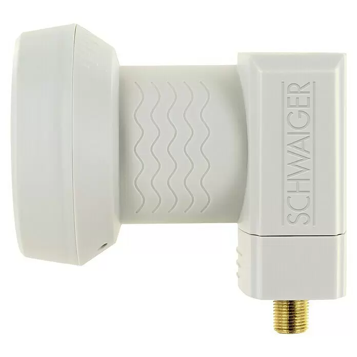 Schwaiger Single-LNB SUN PROTECT40 mm, Hellgrau