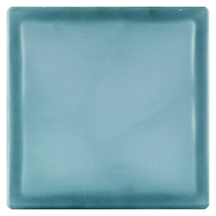 Fuchs Design Glasbaustein Sahara BM (Grau, Wolke sandgestrahlt, 19 x 19 x 8 cm, Beidseitig satiniert)