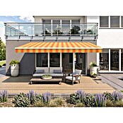 Solid Elements Gelenkarmmarkise 320180 (Gelb/Orange, Breite: 3 m, Ausfall: 2 m) | BAUHAUS