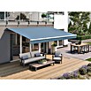 Solid Elements Gelenkarmmarkise 320916 (Blau/Schwarz, Breite: 4 m, Ausfall: 3,5 m) | BAUHAUS