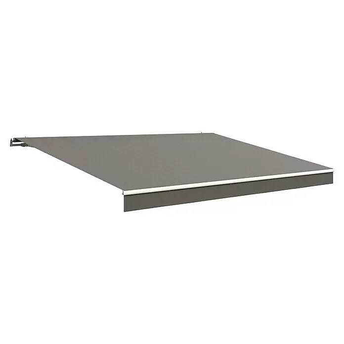 Solid Elements Gelenkarmmarkise 320925Dunkelgrau strukturiert, Breite: 3 m, Ausfall: 2,5 m