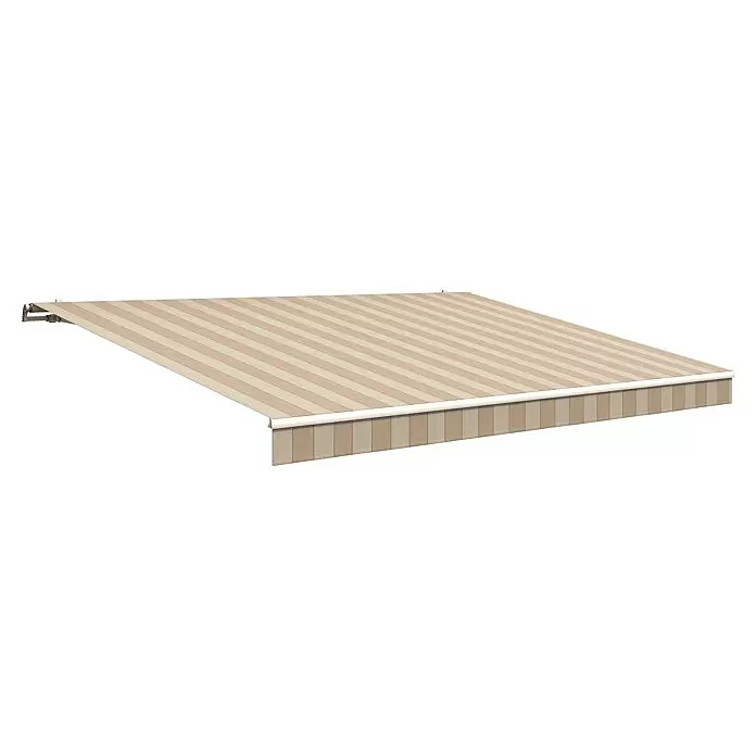 Solid Elements Gelenkarmmarkise 2238Hellbeige/Beige, Breite: 3,5 m, Ausfall: 2 m