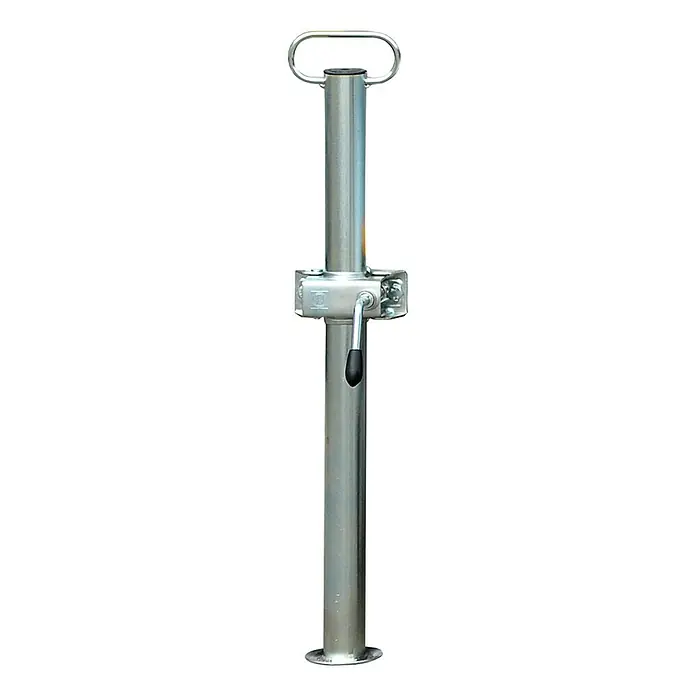 Stema Motorrad-Transportset - Länge: 194 mm - Robuste, verzinkte Anhängerstütze mit Handkurbel und Griffbügel für sicheren Stand und einfaches Anheben von Anhängern.