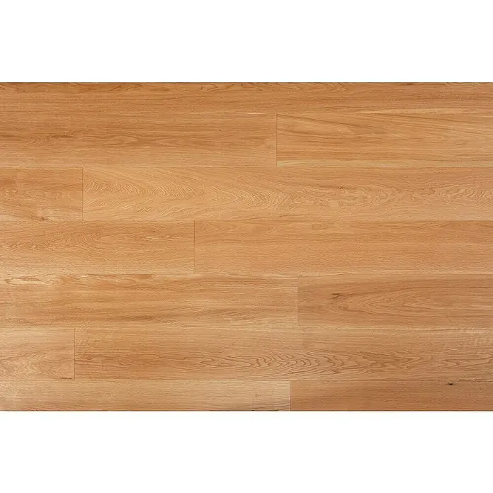 Parkett Eiche Mosel - 1.700 x 190 x 15 mm, Landhausdiele - Holzstruktur: Ein nahtloses Muster aus hellbraunen Holzdielen, ideal für Hintergründe und Texturen.