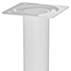 Walteco Möbelfuß (L x B x H: 3 x 3 x 20 cm, Ø x H: 3 x 20 cm, Traglast: 50 kg, Stahl, Weiß) | BAUHAUS