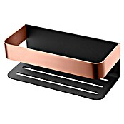 Imex Cesta de baño Mayura (L x An x Al: 11 x 25,6 x 8 cm, Negro/Oro rosa) | BAUHAUS