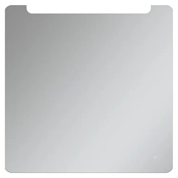 Camargue Espejo con luz Nuria - 80 x 80 cm, Sensor - Espejo de diseño moderno con iluminación integrada, ideal para baños o vestidores, que ofrece un reflejo claro y un diseño elegante.