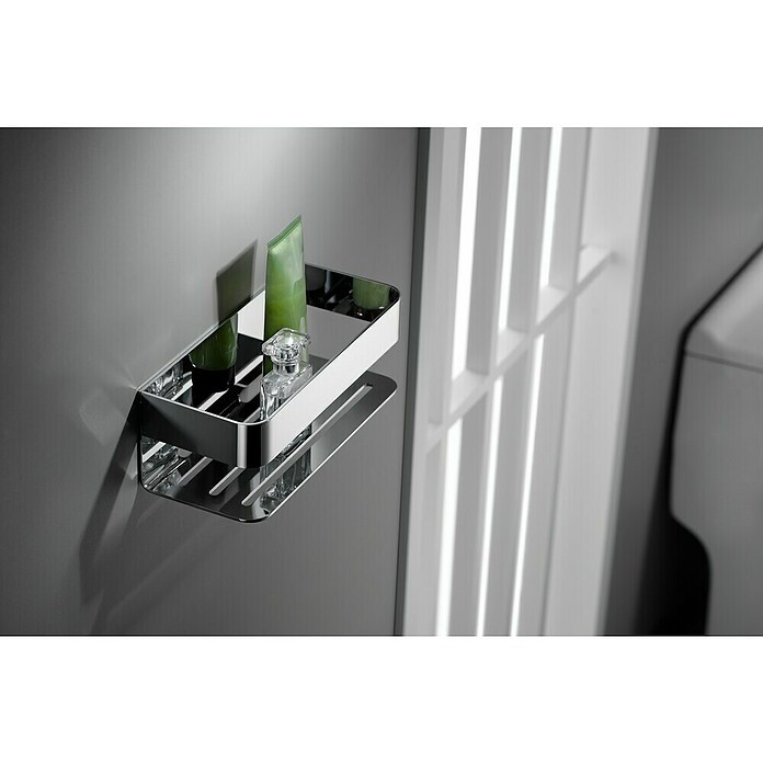 Imex Cesta de baño Mayura (L x An x Al: 11 x 25,6 x 8 cm, Cromo) | BAUHAUS