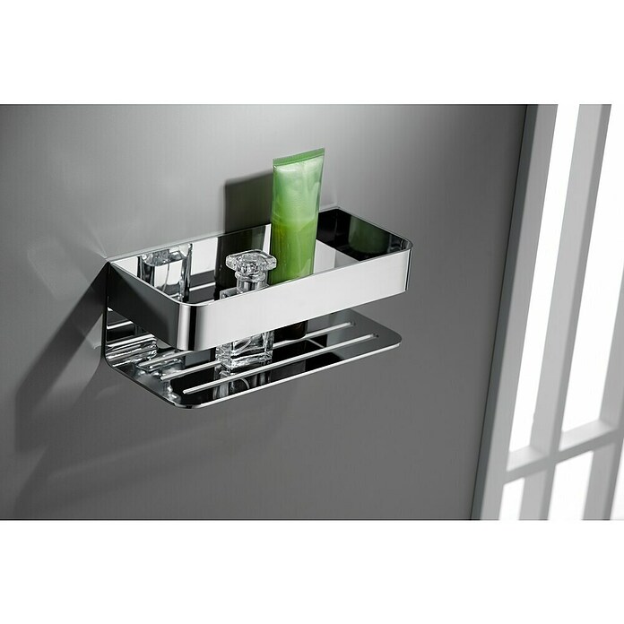 Imex Cesta de baño Mayura (L x An x Al: 11 x 25,6 x 8 cm, Cromo) | BAUHAUS