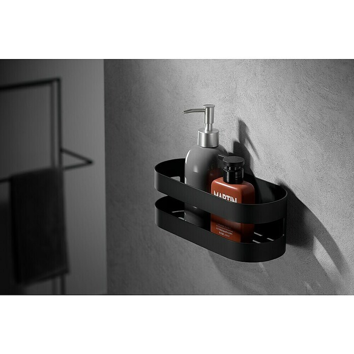 Imex Cesta de baño Nirmala (L x An x Al: 10,4 x 25 x 9 cm, Negro) | BAUHAUS