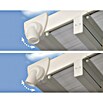 Solid Elements Terrassenüberdachung Martina (Tiefe: 4 m, B x H: 6,06 x 2,1 m, Verkehrsweiß)