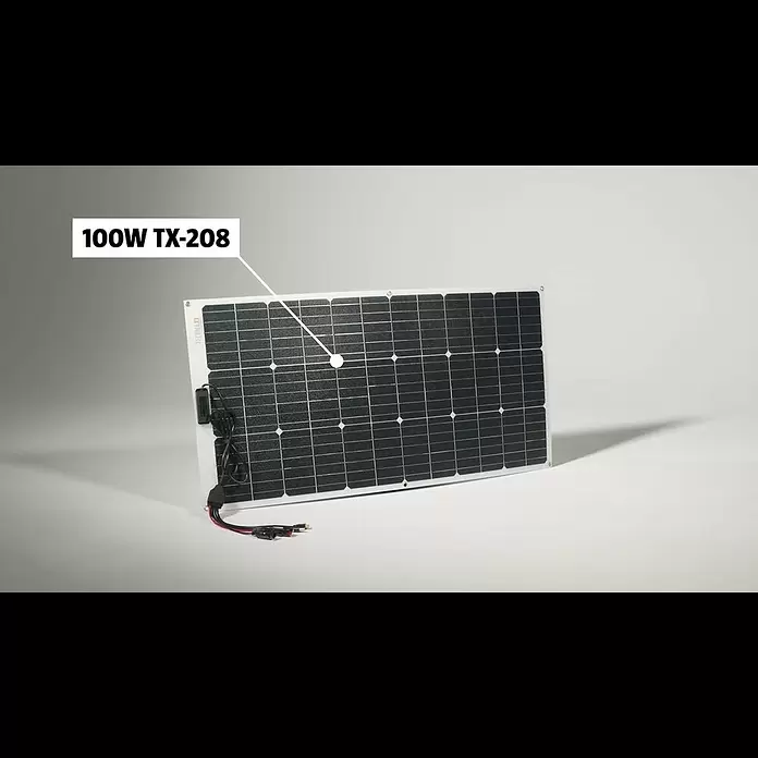 Technaxx Solarmodul flexibel TX-208 - Max. Leistung: 100 W, 0,3 x 108 x 53,5 cm - Technaxx Solarmodul flexibel TX-208