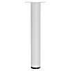 Walteco Möbelfuß (L x B x H: 3 x 3 x 20 cm, Ø x H: 3 x 20 cm, Traglast: 50 kg, Stahl, Weiß) | BAUHAUS