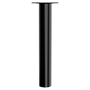 Walteco Noga za pohištvo (Ø x V: 3 x 20 cm, Jeklo, Črna)