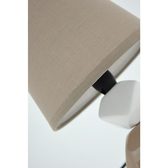 Idp Lampshades Lámpara de sobremesa Palmita (40 W, L x An x Al: 16 x 16 x 23 cm, Beige, Beige, E14) | BAUHAUS