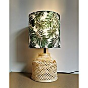 Idp Lampshades Lámpara de sobremesa Miley (40 W, L x An x Al: 17 x 17 x 33 cm, Natural, Verde, E27) | BAUHAUS
