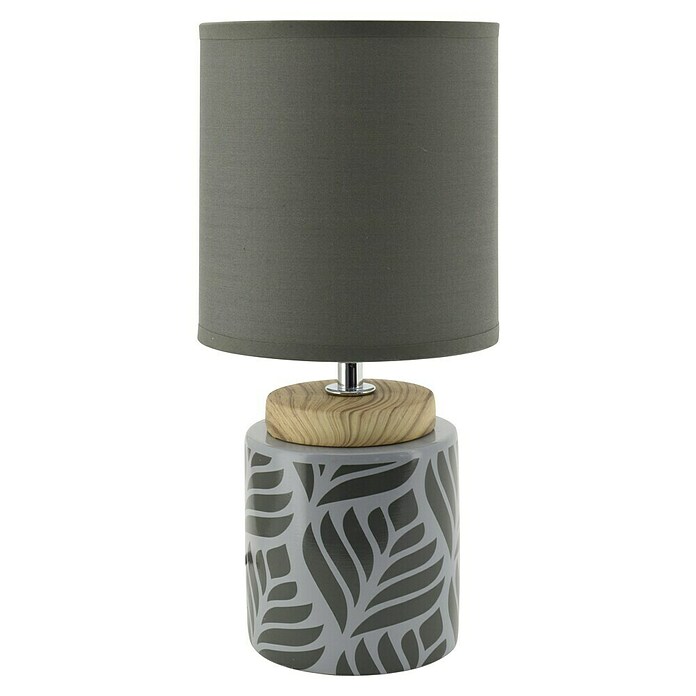 Idp Lampshades Lámpara de sobremesa Vadim (40 W, L x An x Al: 14 x 14 x 30 cm, Gris, Antracita, E14) | BAUHAUS