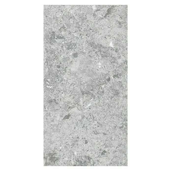Allure Suelo vinílico SPC Silver Corinto - 610 x 305 x 5,2 mm, Gris, Resistente al agua - Baldosa de mármol gris con patrones sutiles, ideal para interiores elegantes y diseños atemporales. La baldosa añade un toque de estilo a cualquier estancia.