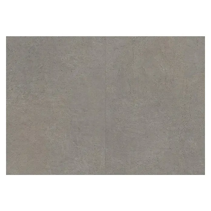 Allure Suelo vinílico SPC Concrete Pewter - 914 x 457 x 6,5 mm, Gris - Primer plano de dos baldosas grises texturizadas, ideales para interiores contemporáneos. Su superficie rugosa añade un toque elegante y duradero.