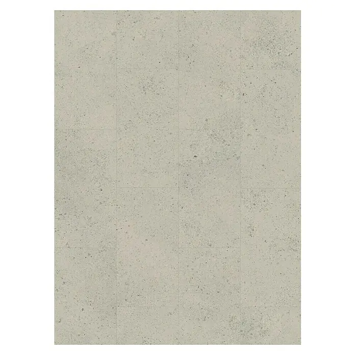 Suelo vinílico SPC Pantheon Stone - 610 x 305 x 5,2 mm - Primer plano de un panel con un patrón beige moteado, mostrando una textura natural y elegante.
