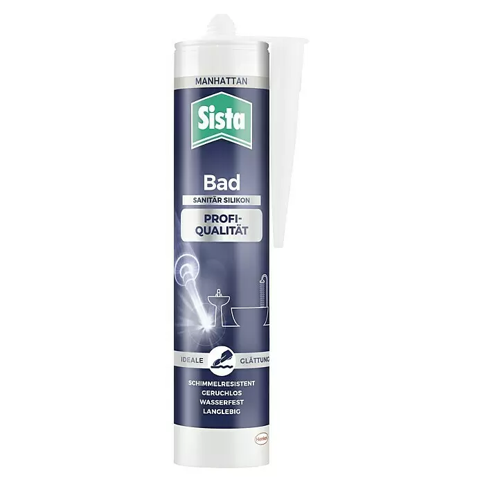 Sista Sanitär-Silikon Profi-QualitätManhattan, 280 ml
