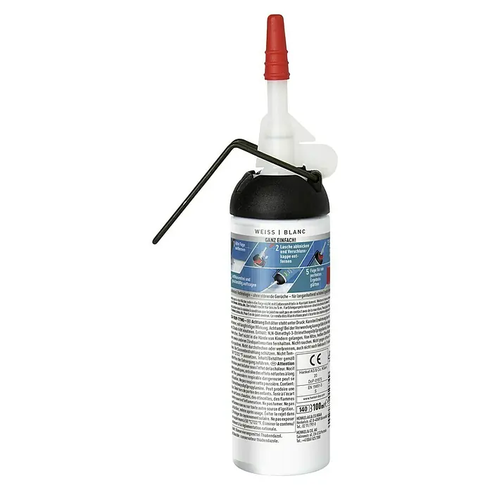 Sista Küchen-Silikon Bad & Küche - Weiß, 100 ml - Produktbild eines Sista Fugenreinigers. Der Fugenreiniger von Sista sorgt für dauerhaft saubere Fugen im Haushalt und ist einfach anzuwenden.