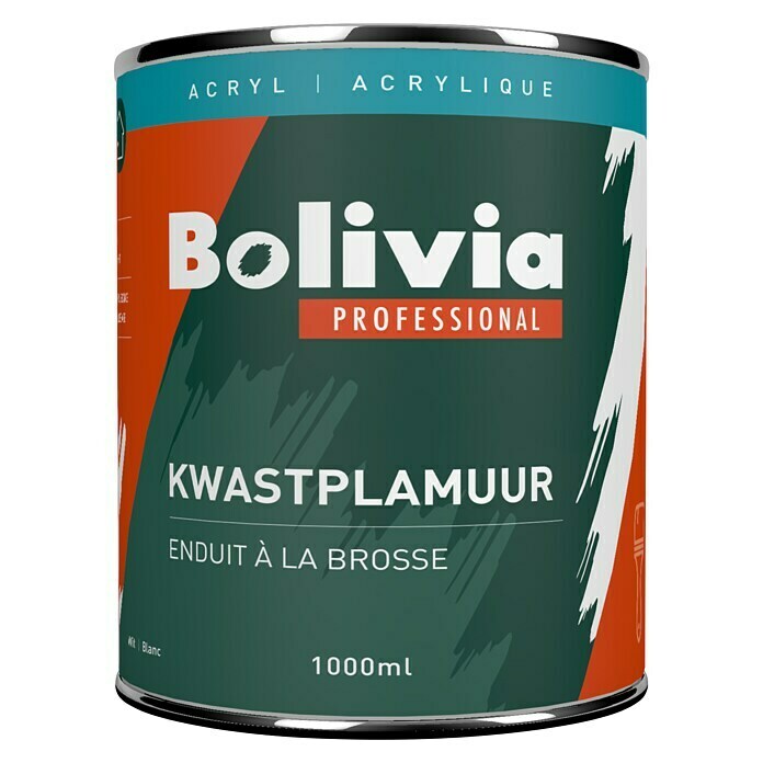 Bolivia Professional Vulplamuur Kwast Aqua (Wit, 1 l) | BAUHAUS
