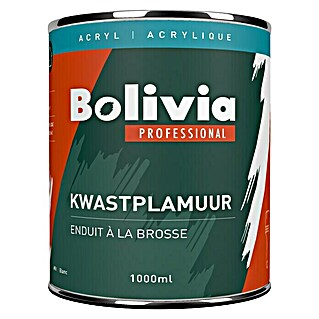 Bolivia Professional Vulplamuur Kwast Aqua (Wit, 1.000 ml)