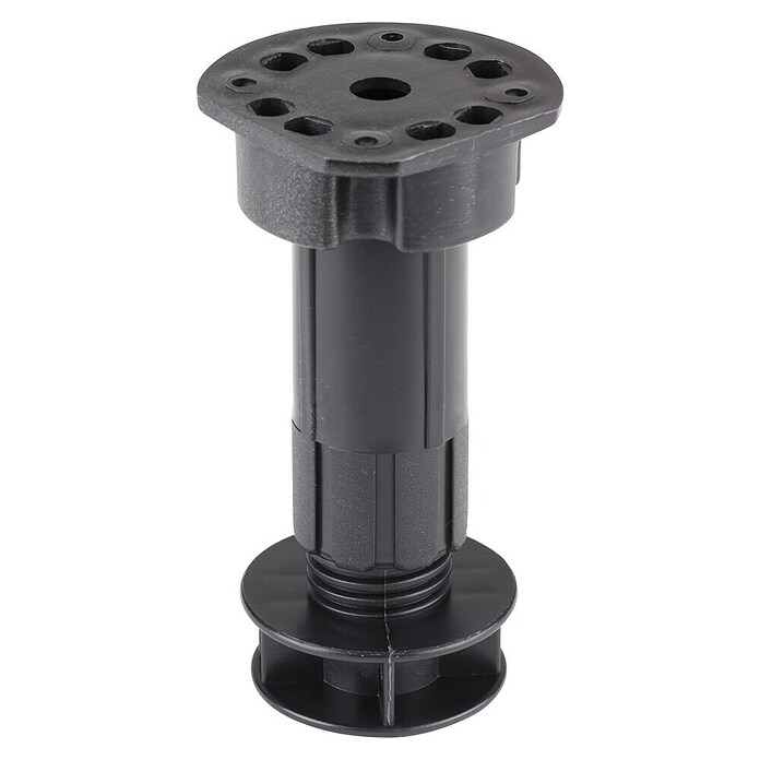 Walteco Postolje za namještaj  (D x Š x V: 5,5 x 5,5 x 12 cm, Plastika, Podesivost: 10 cm - 12 cm) | BAUHAUS