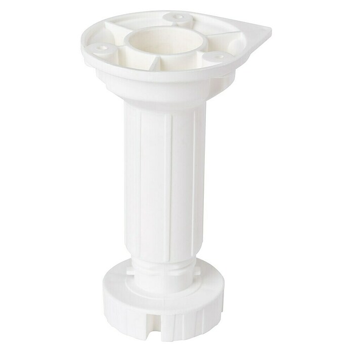 Walteco Postolje za namještaj  (Ø x V: 4,5 x 15 cm, Nosivost: 250 kg, Plastika, Bijela) | BAUHAUS
