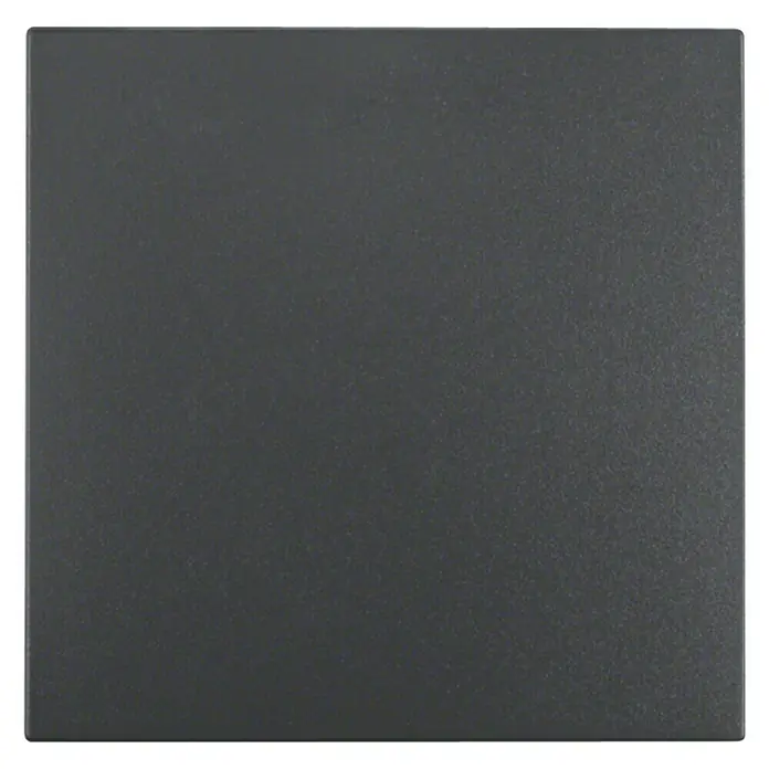 Berker S.1 Universalwippe 16201606 - Anthrazit, Kunststoff, IP20 - Nahaufnahme einer quadratischen, anthrazitfarbenen Fliese mit feiner Oberflächenstruktur, ideal für moderne Innenräume.