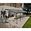 Solid Elements Marquesina adosada (Profundidad: 3 m, An x Al: 10,35 x 2,1 m, Gris antracita)